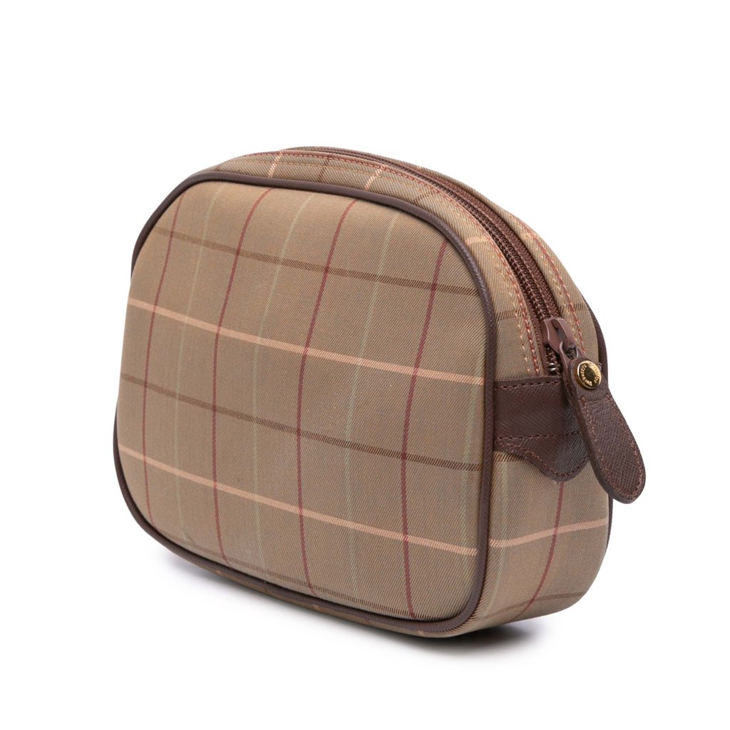 Burberry Vintage Check Canvas Clutch - Back view