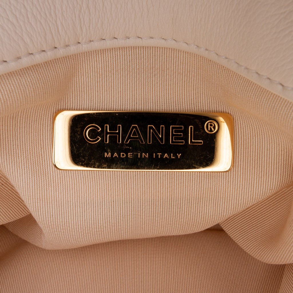 Chanel Quilted Calfskin Pearl CC Accordion Flap - Image 10