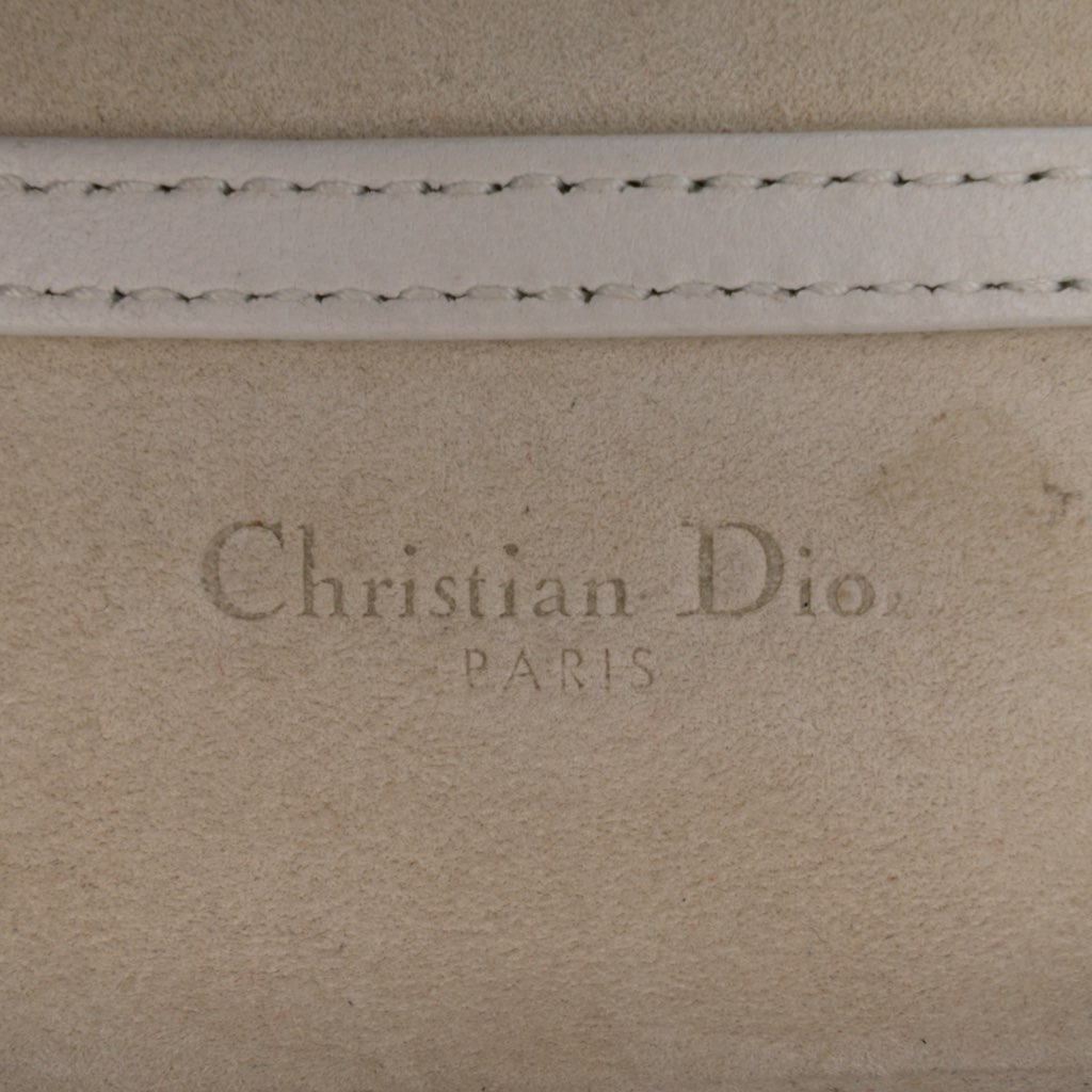 Dior Metallic Studded Calfskin Vertical Diorama - Side view