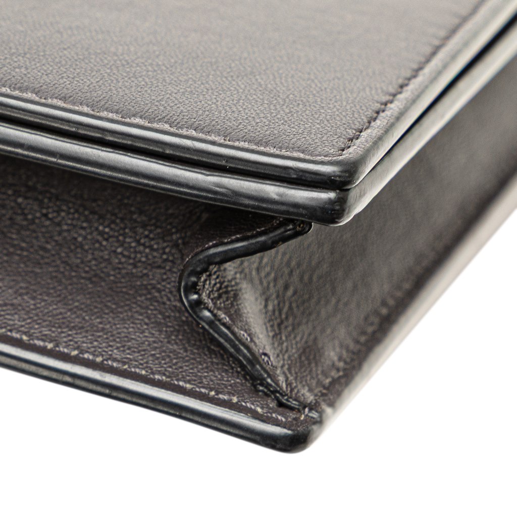 Celine Leather Frame Wallet on Chain - Image 10