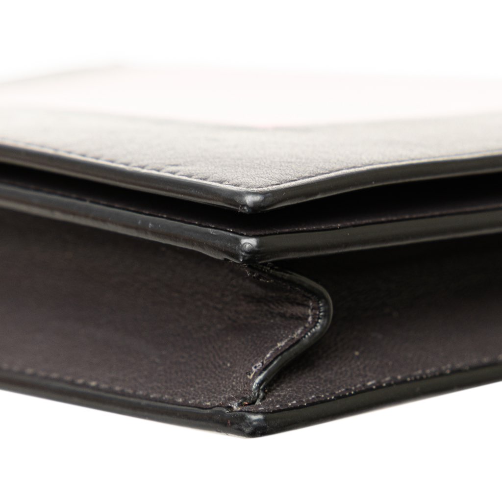 Celine Leather Frame Wallet on Chain - Image 11