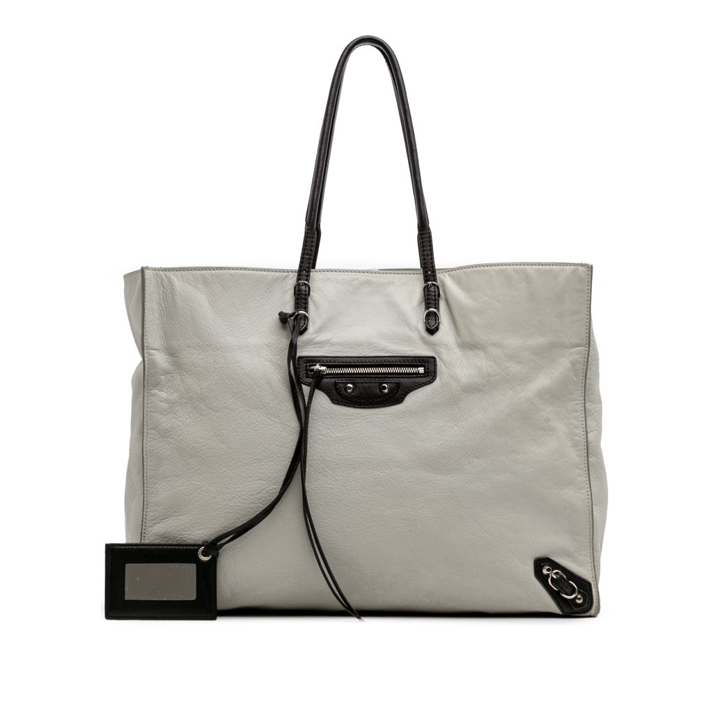 Balenciaga Leather Papier A4 Tote