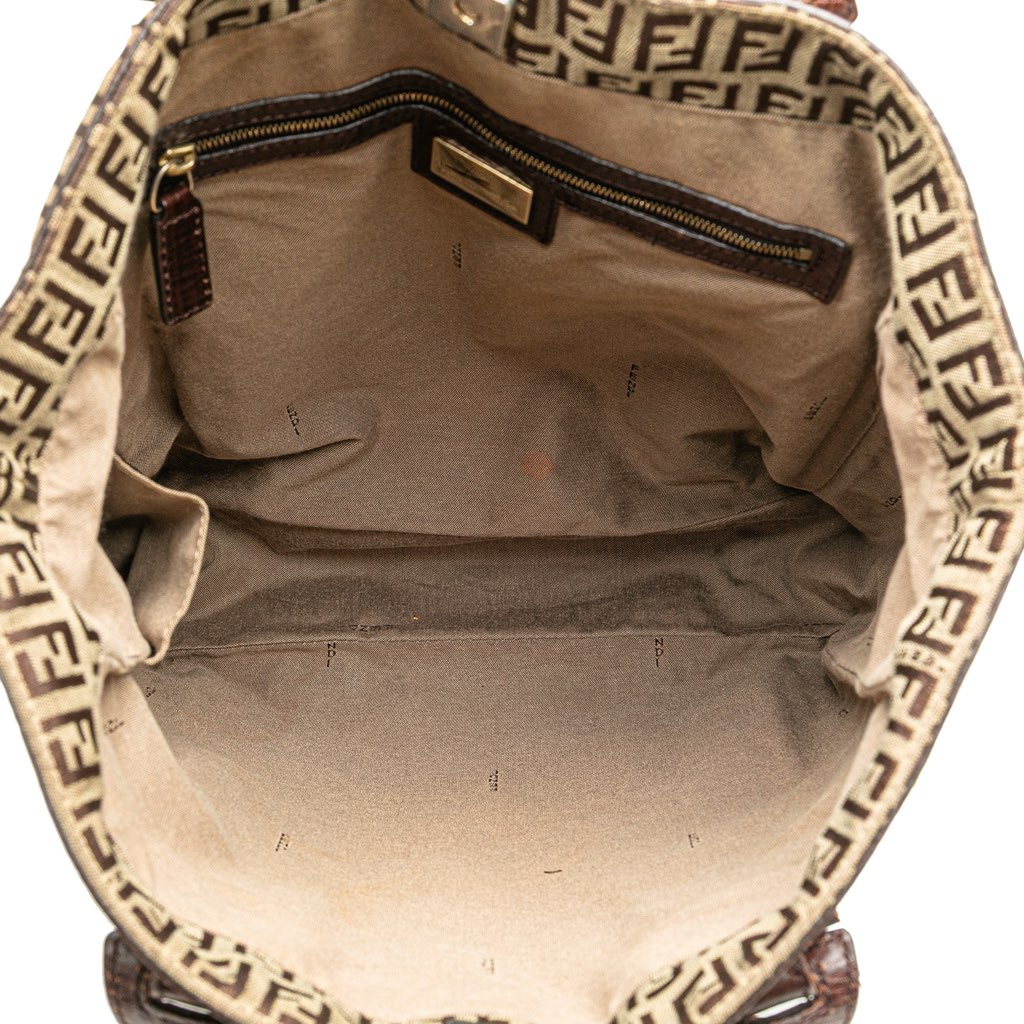 Fendi Zucchino Canvas Tote - 4