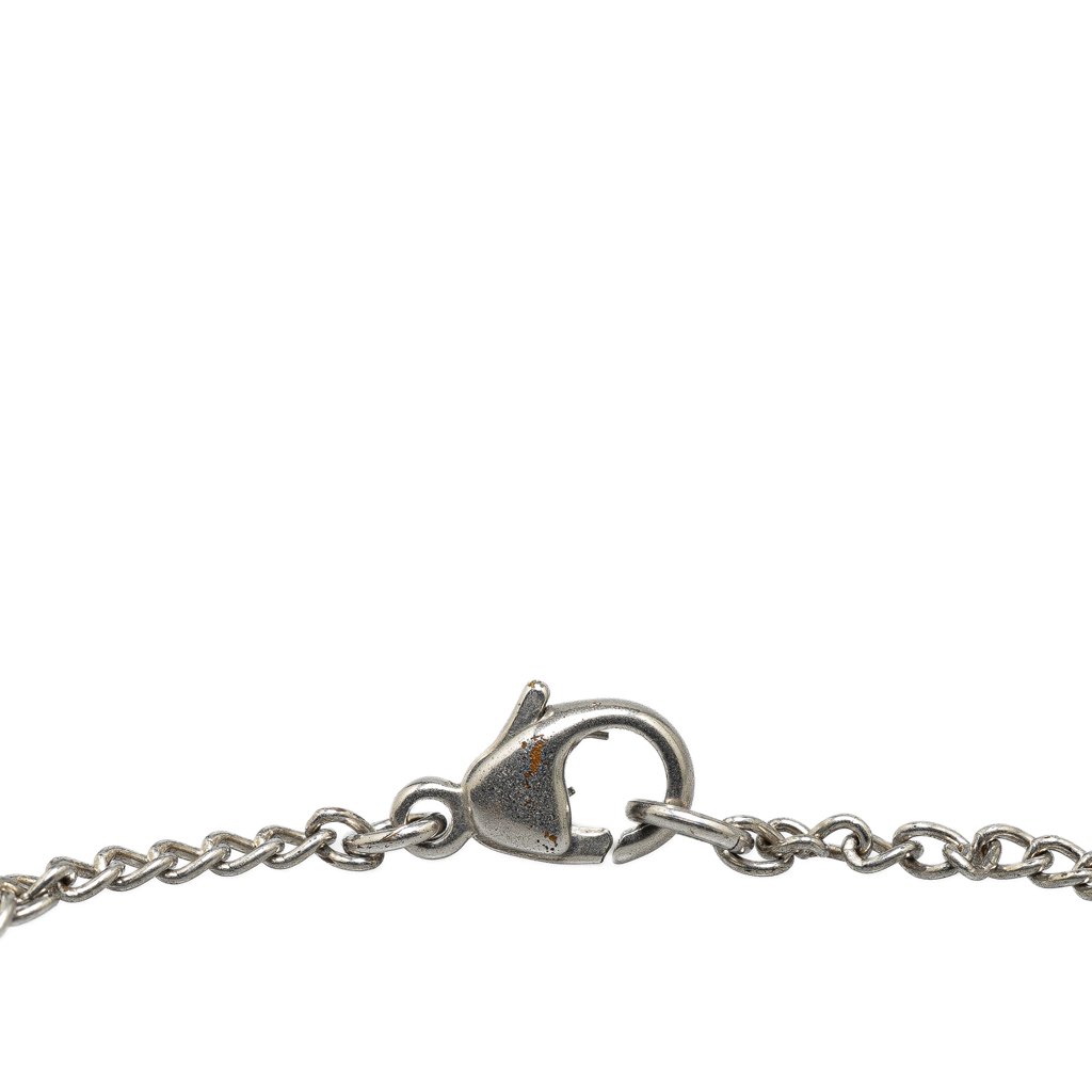 Chanel Silver Plated CC Ladybug Charm Bracelet - 5