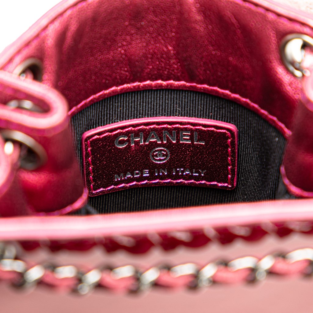 Chanel CC Patent Phone Holder Crossbody - 5