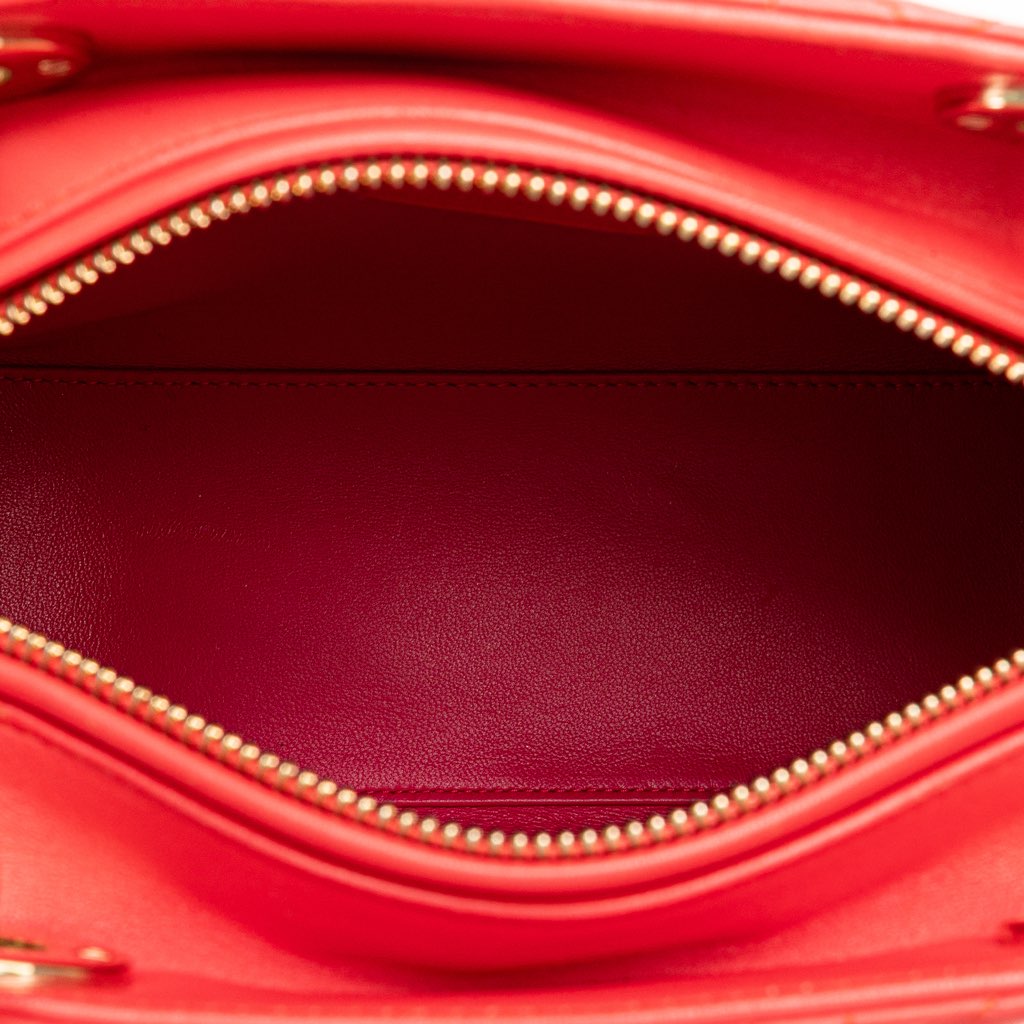 Dior Medium Bicolor Lambskin Cannage Lady Dior - 4