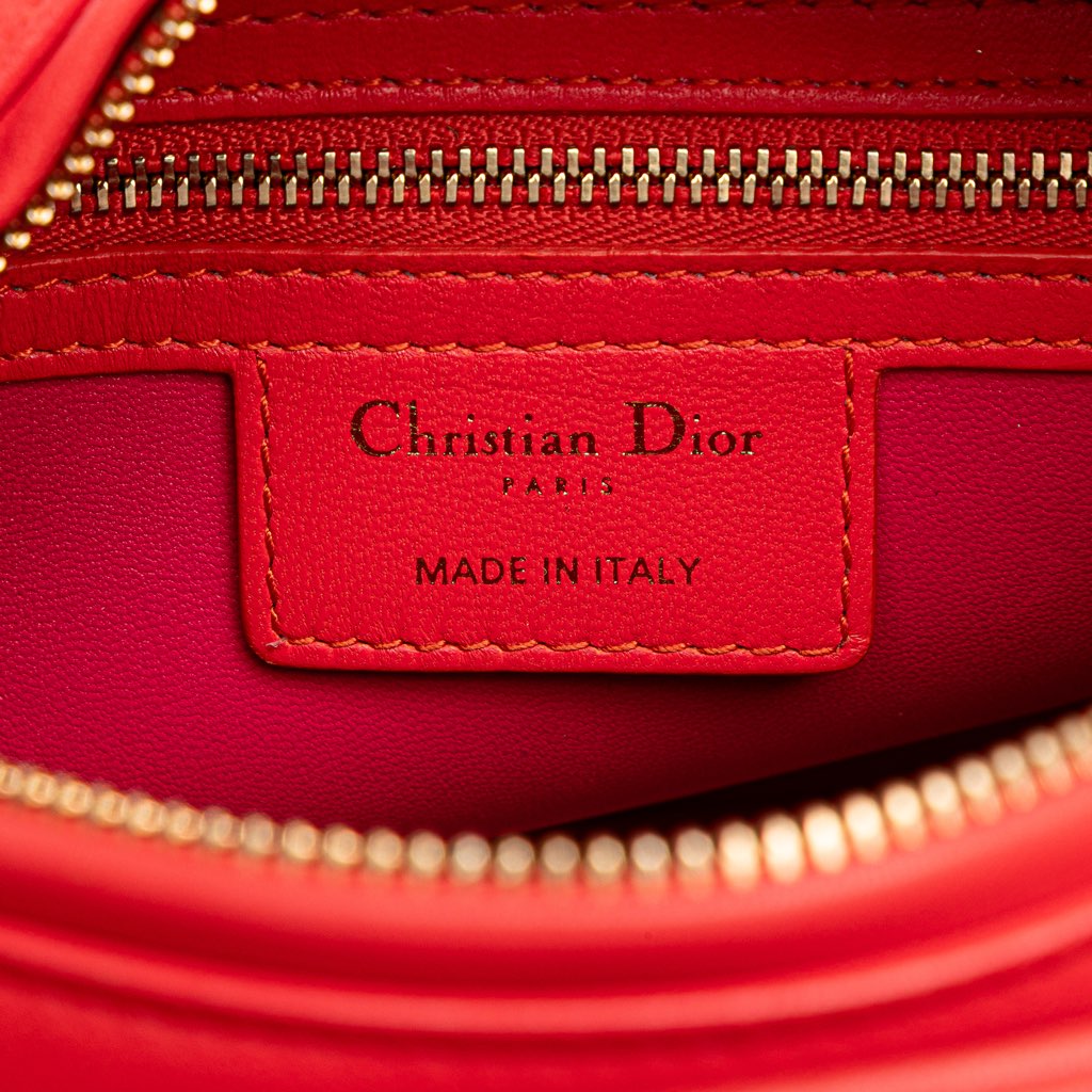 Dior Medium Bicolor Lambskin Cannage Lady Dior - 5