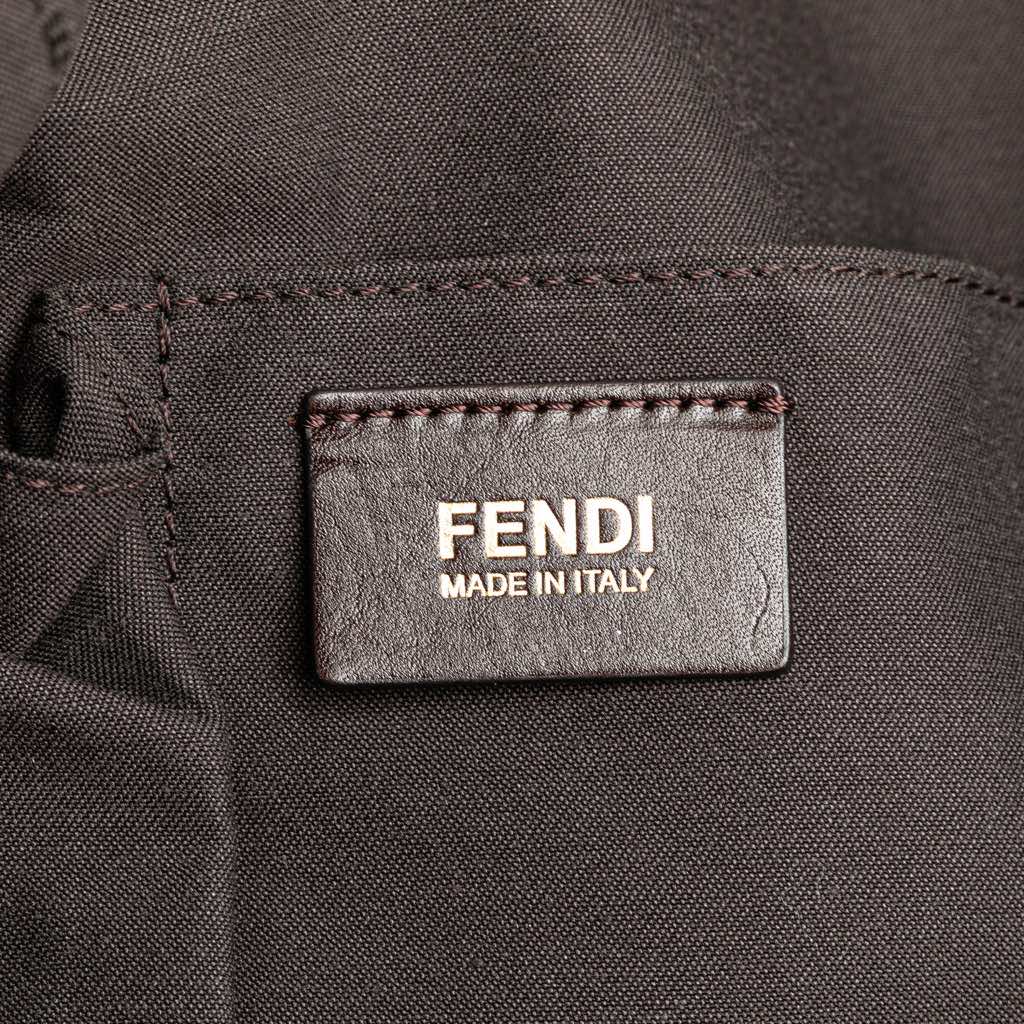 Fendi Medium Leather Chains Tote - Side view