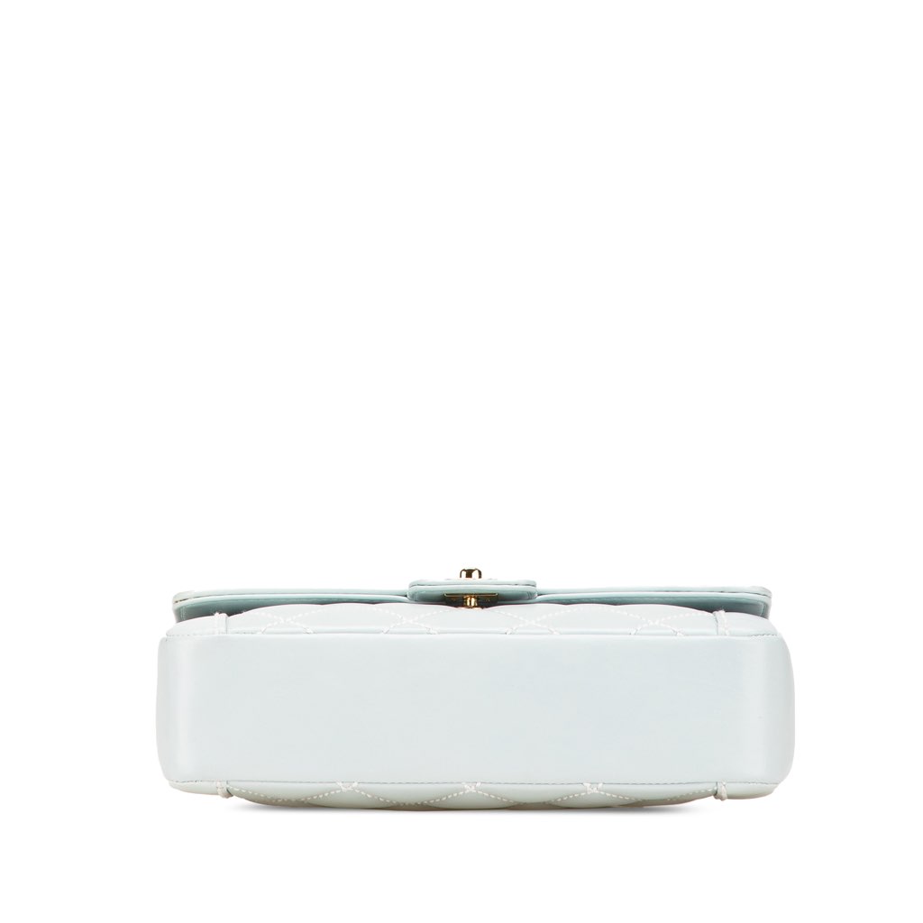 Chanel Quilted Lambskin Wild Stitch Top Handle Flap - 3