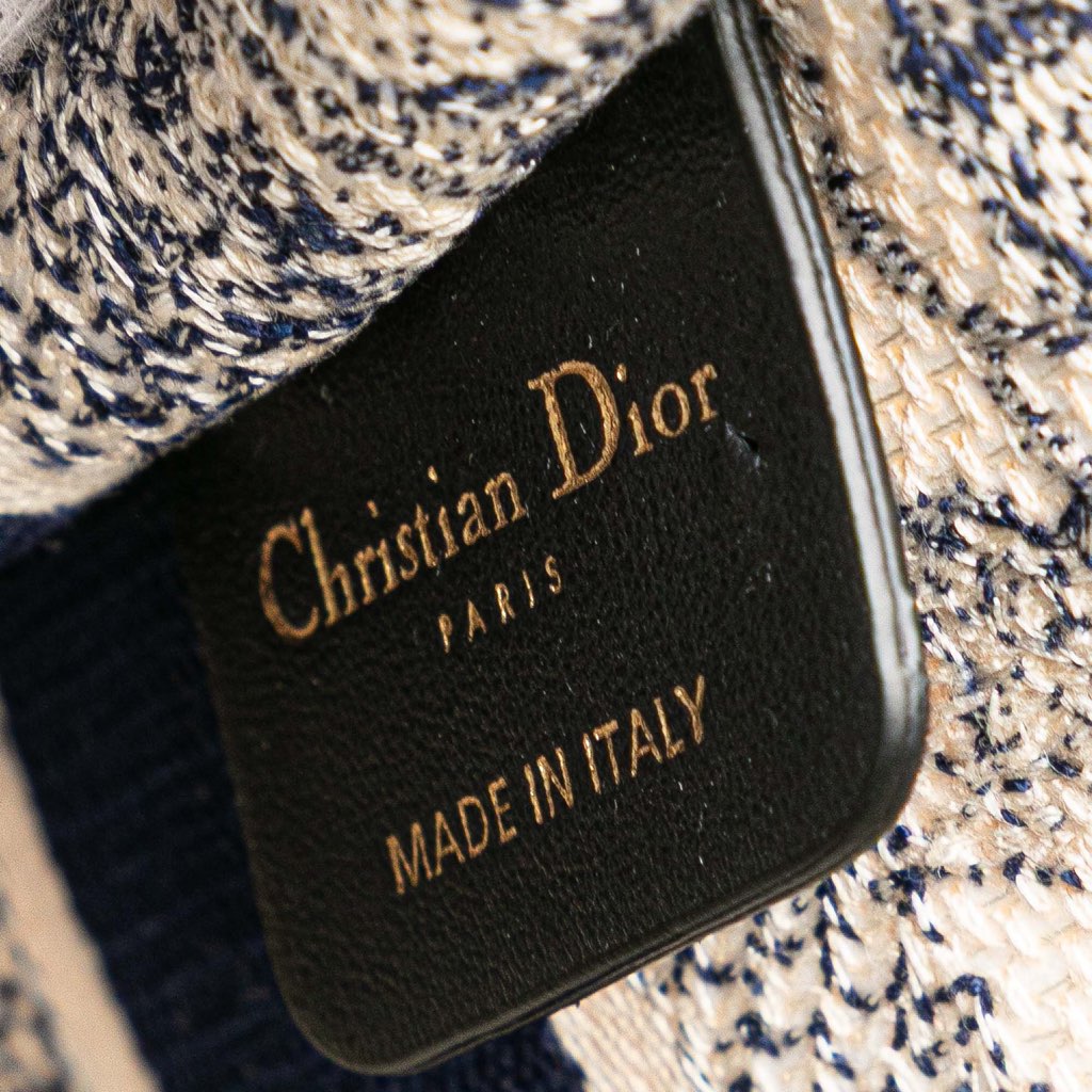 Dior Mini Canvas Embroidered Dioriviera Toile De Jouy Book Tote - 5