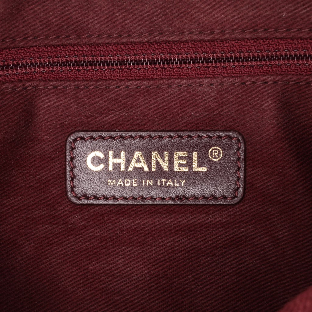 Chanel Chevron Lambskin Pyramid CC Camera Bag - Side view