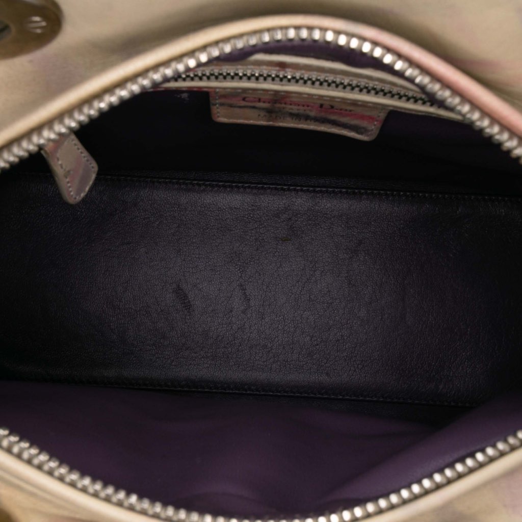 Dior Limited Edition Medium Lambskin Cannage Lady Dior - 4