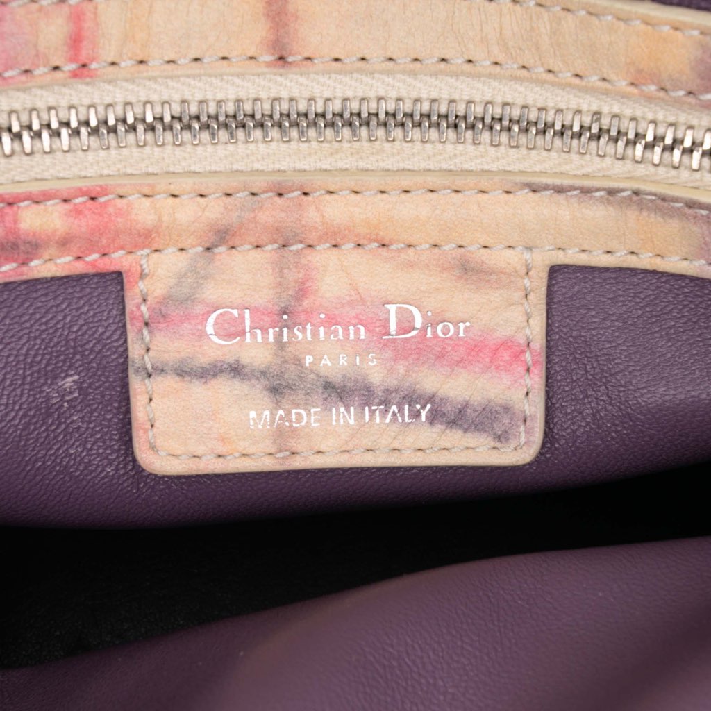 Dior Limited Edition Medium Lambskin Cannage Lady Dior - Side view