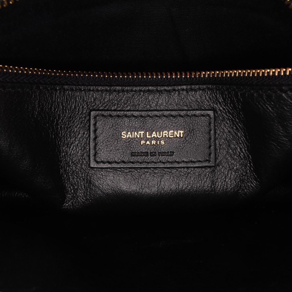 Saint Laurent Smooth Calfskin Monogram Cassandra Clasp Bag - 5