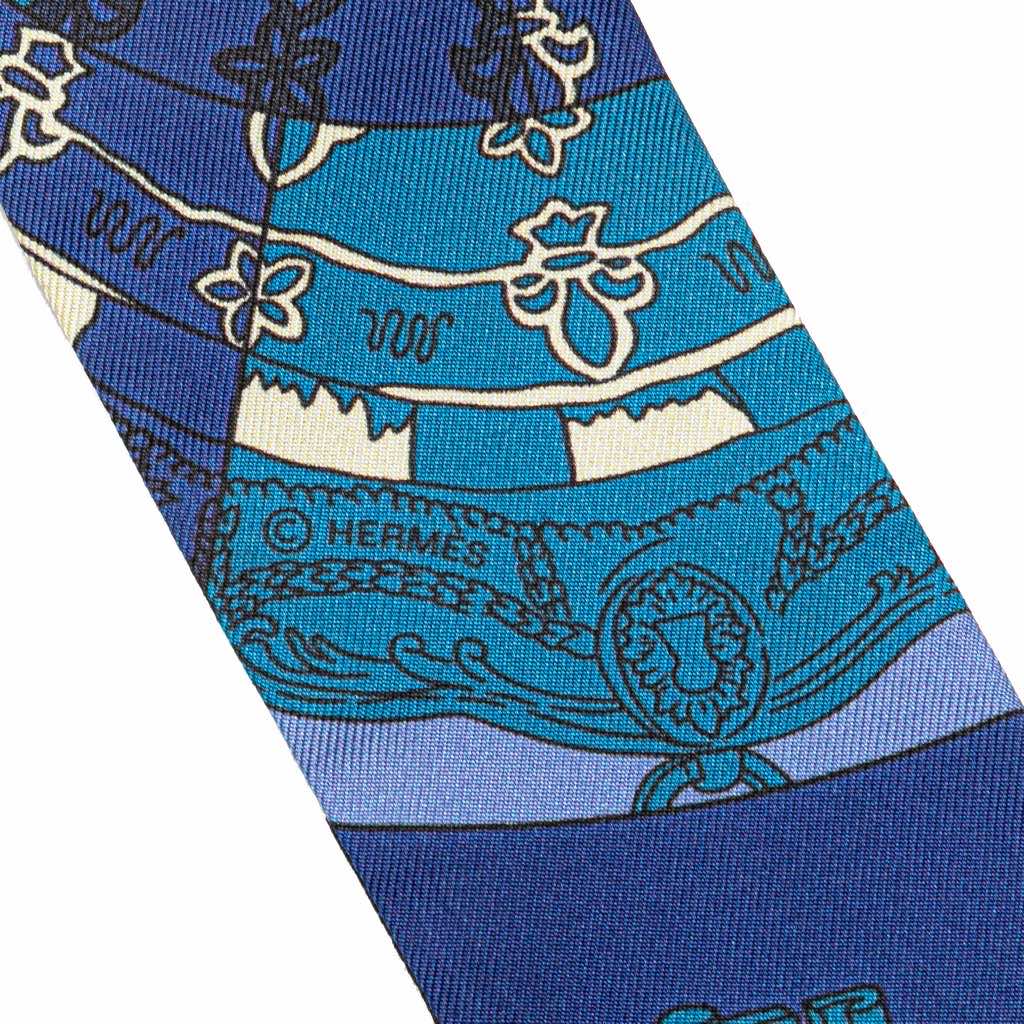 Hermès Tours de Cles Twilly Silk Scarf - Image 6