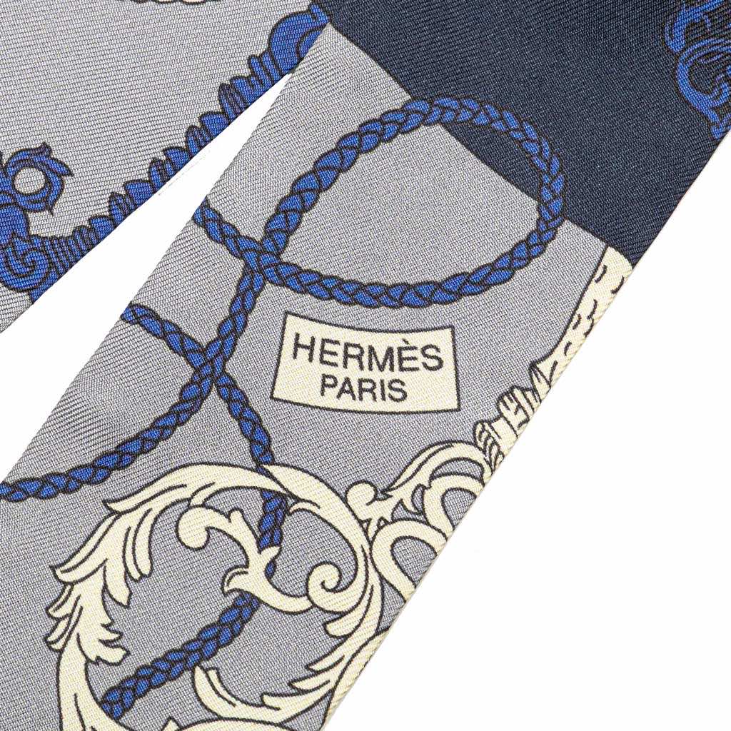 Hermès Tours de Cles Twilly Silk Scarf - 4