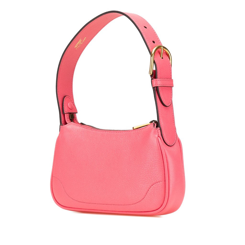 Gucci Mini Leather Aphrodite Shoulder Bag - Back view