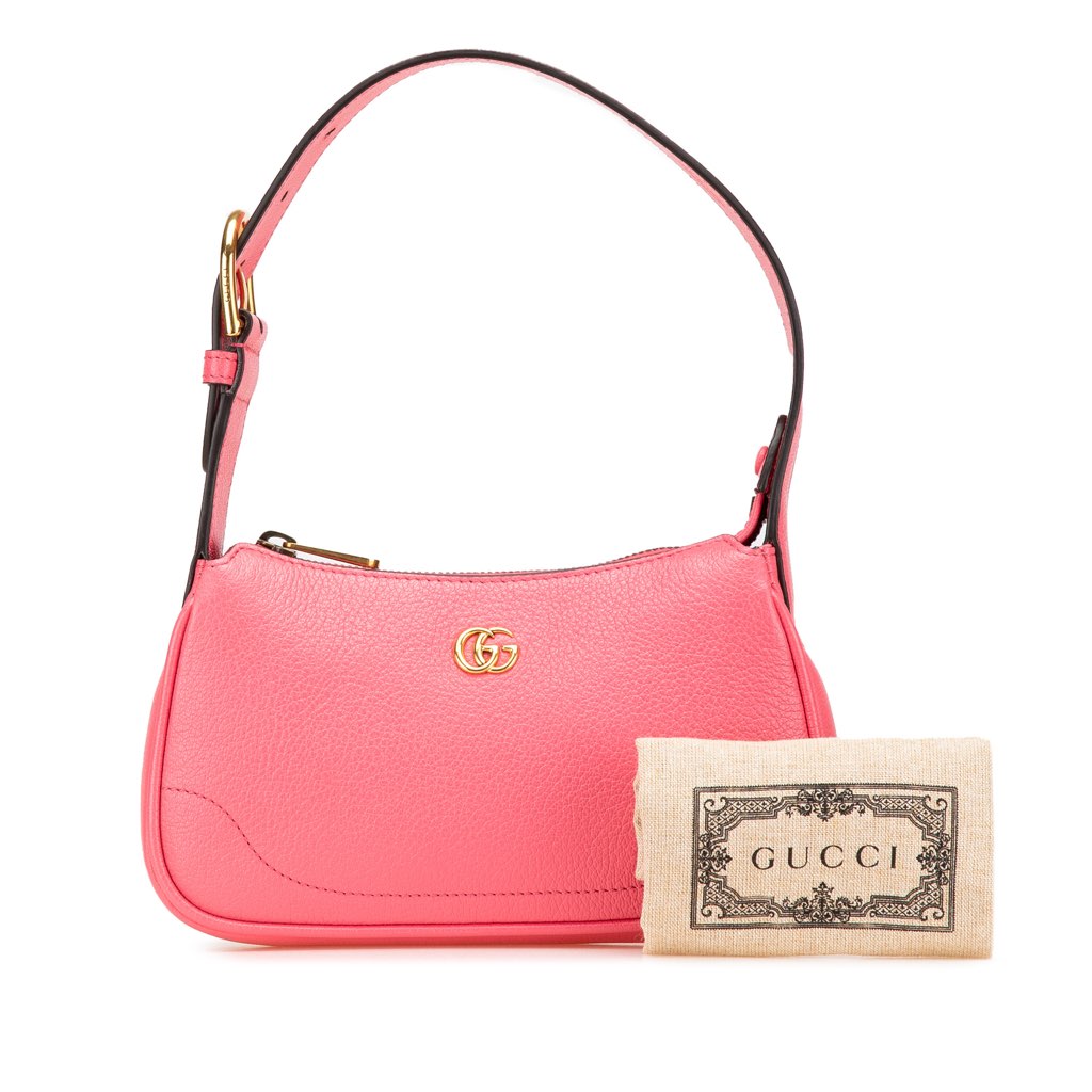Gucci Mini Leather Aphrodite Shoulder Bag - Image 15