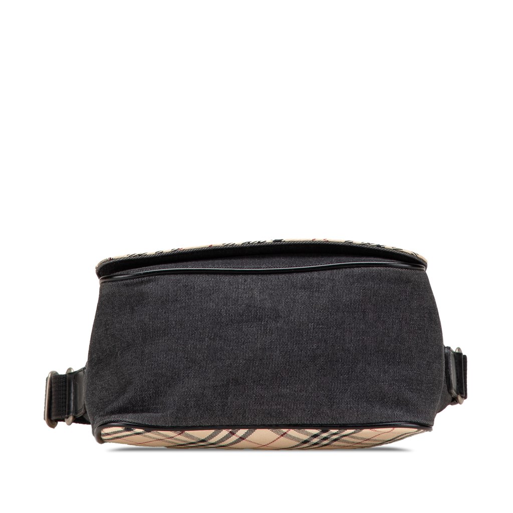 Burberry Nova Check Canvas and Denim Crossbody - 3