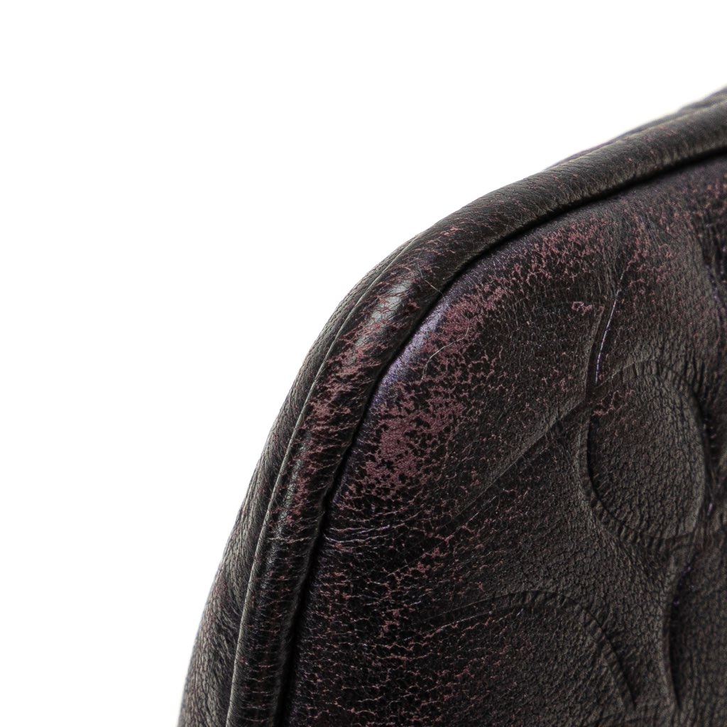 Chanel Embossed Lambskin Camellia Chain Pochette - Image 12