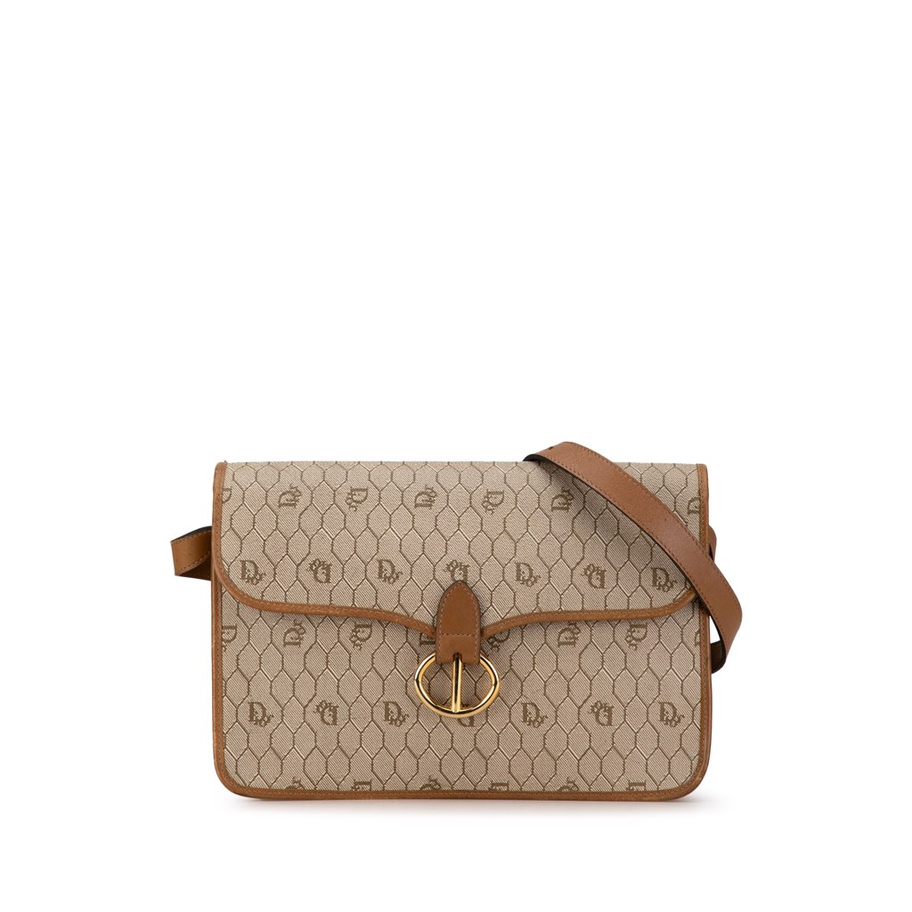 Dior Honeycomb Coated Canvas Crossbody