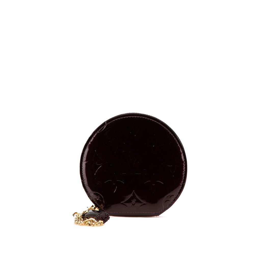 Louis Vuitton Monogram Vernis Round Coin Pouch