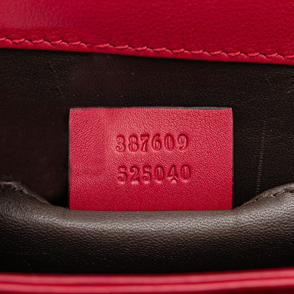 Gucci Small Polished Calfskin Interlocking G Dollar Crossbody - Detail 1