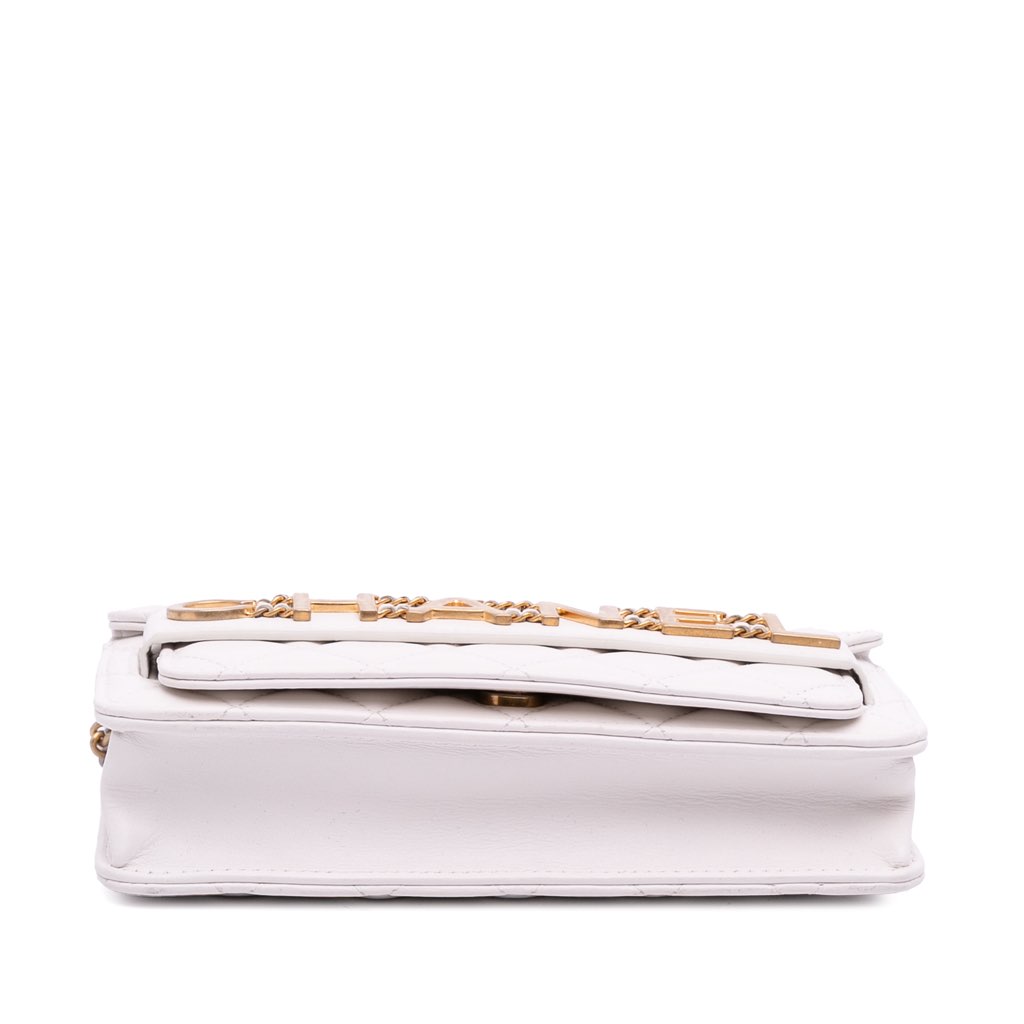 Chanel Medium Quilted Calfskin Enchained Flap - Image 6