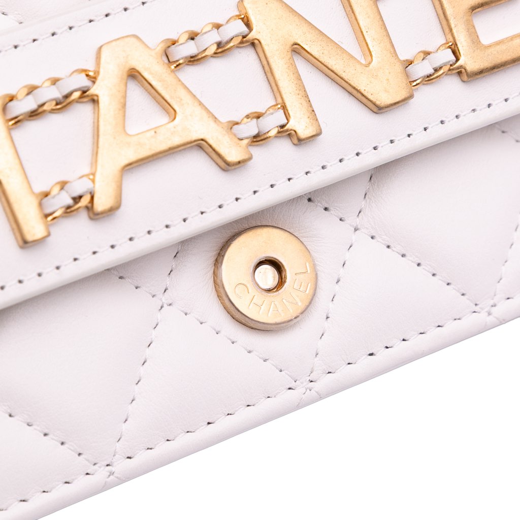 Chanel Medium Quilted Calfskin Enchained Flap - Image 12