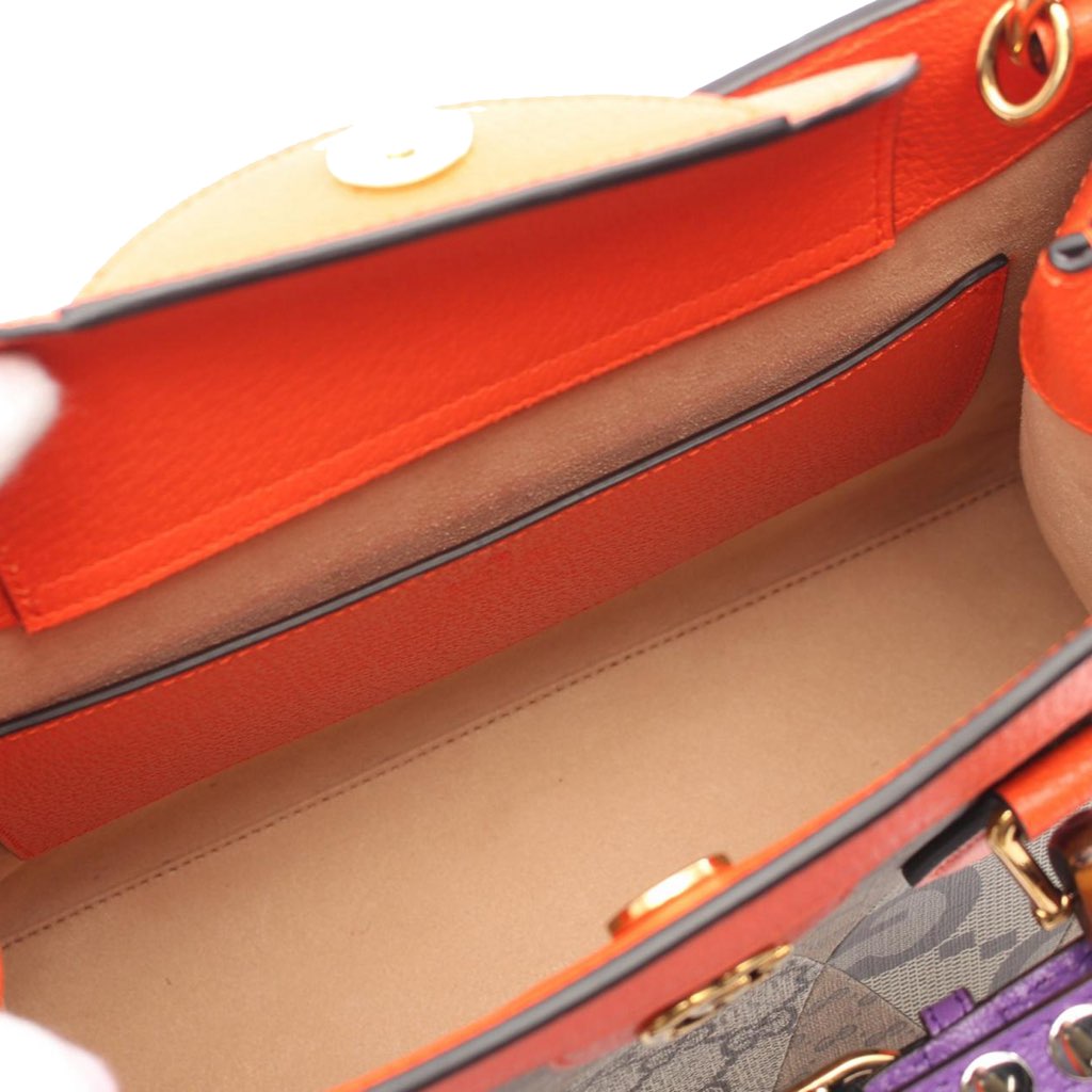 Gucci Small GG Supreme Diana Satchel - 3