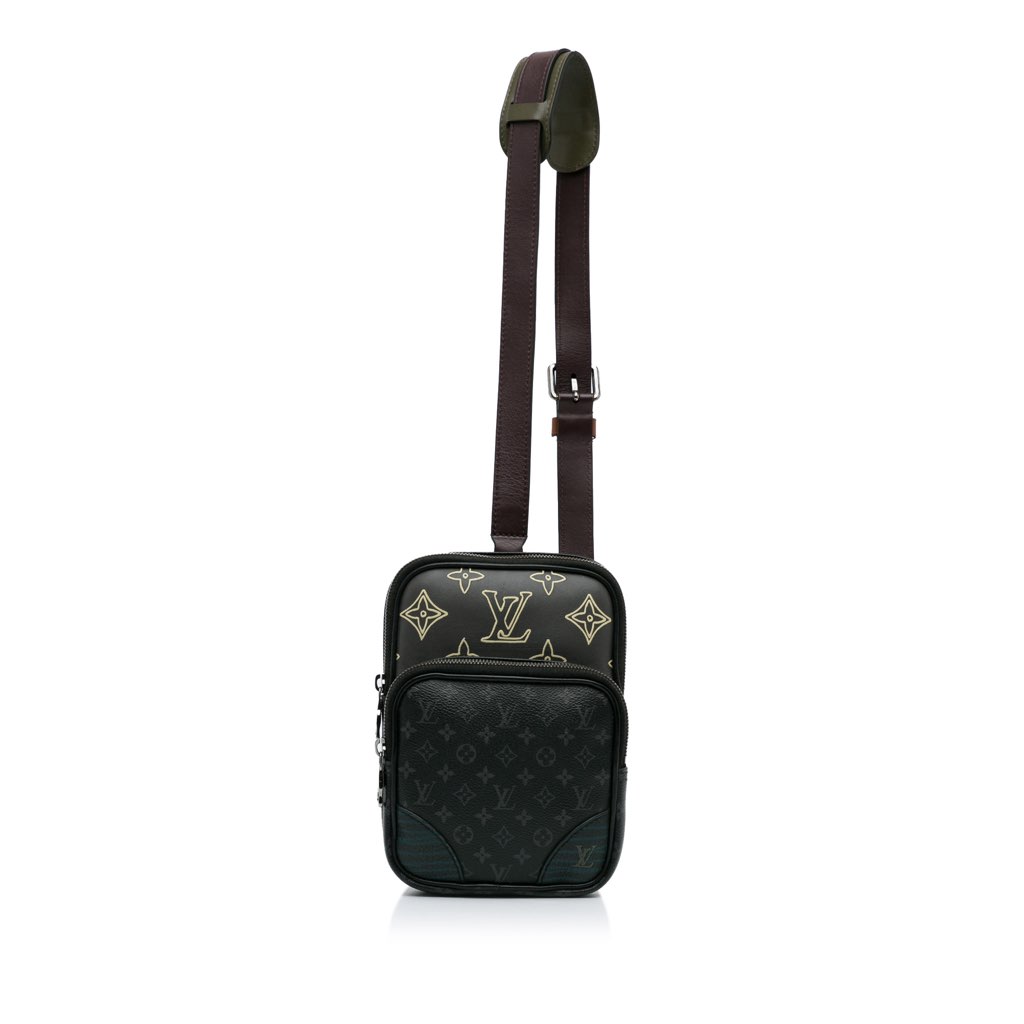Louis Vuitton Monogram Eclipse Amazone Patchwork Sling Bag