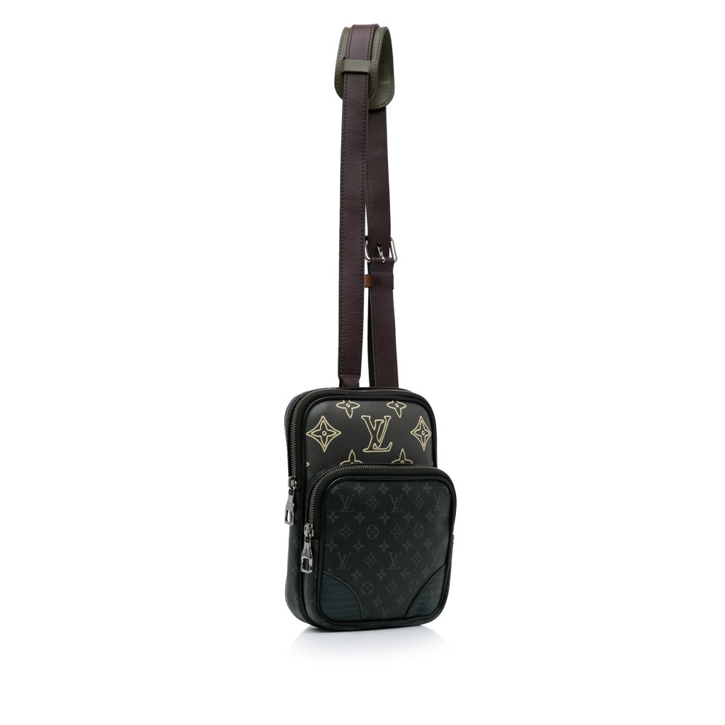 Louis Vuitton Monogram Eclipse Amazone Patchwork Sling Bag - 2
