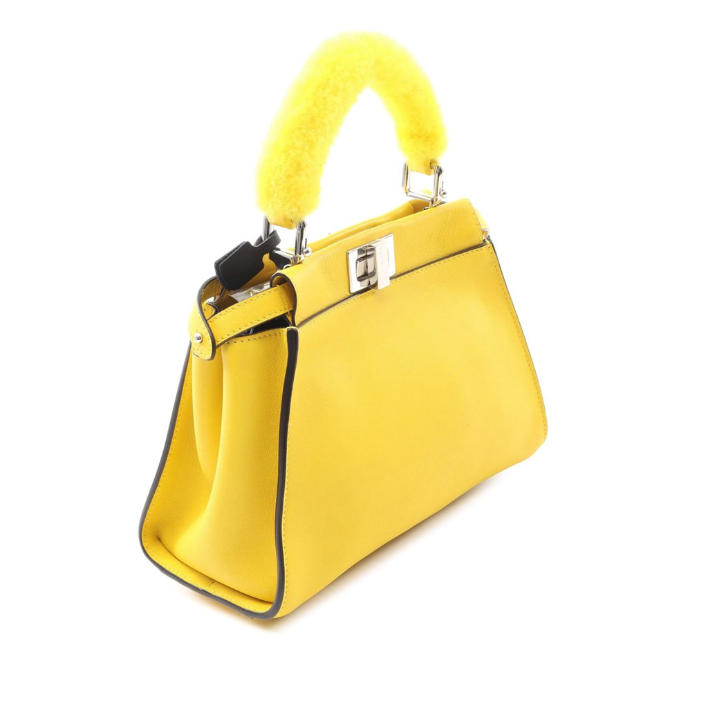 Fendi Mini Leather Peekaboo Iconic Satchel - 2