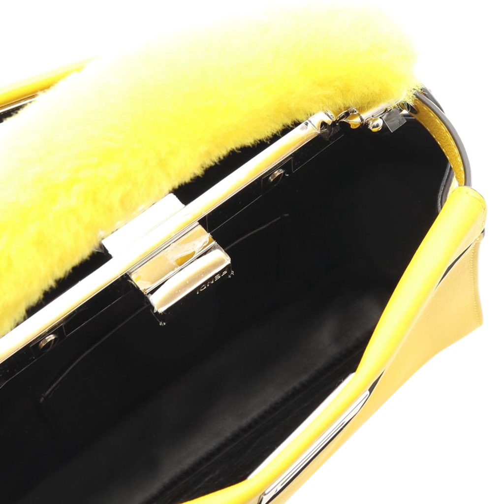 Fendi Mini Leather Peekaboo Iconic Satchel - 3