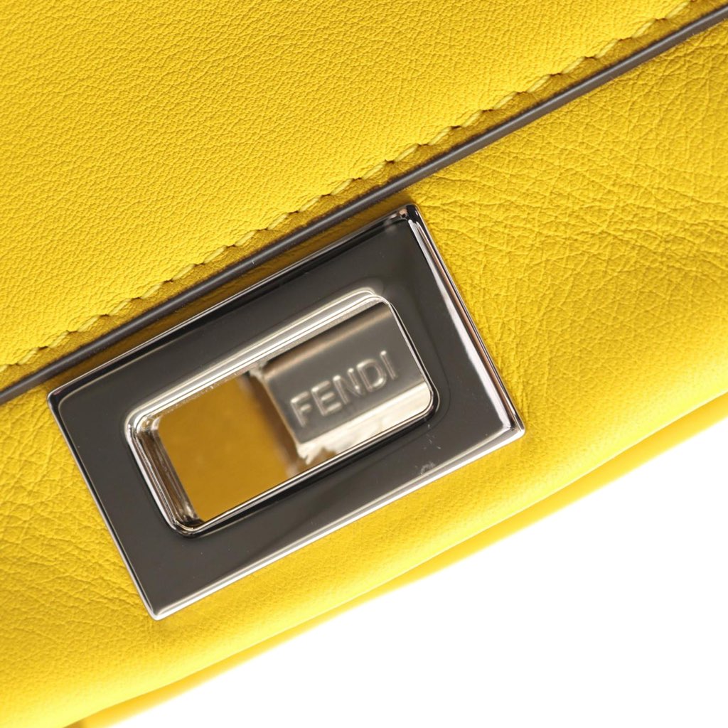 Fendi Mini Leather Peekaboo Iconic Satchel - 5