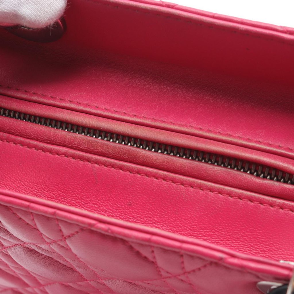 Dior Medium Tricolor Lambskin Cannage Lady Dior - 5