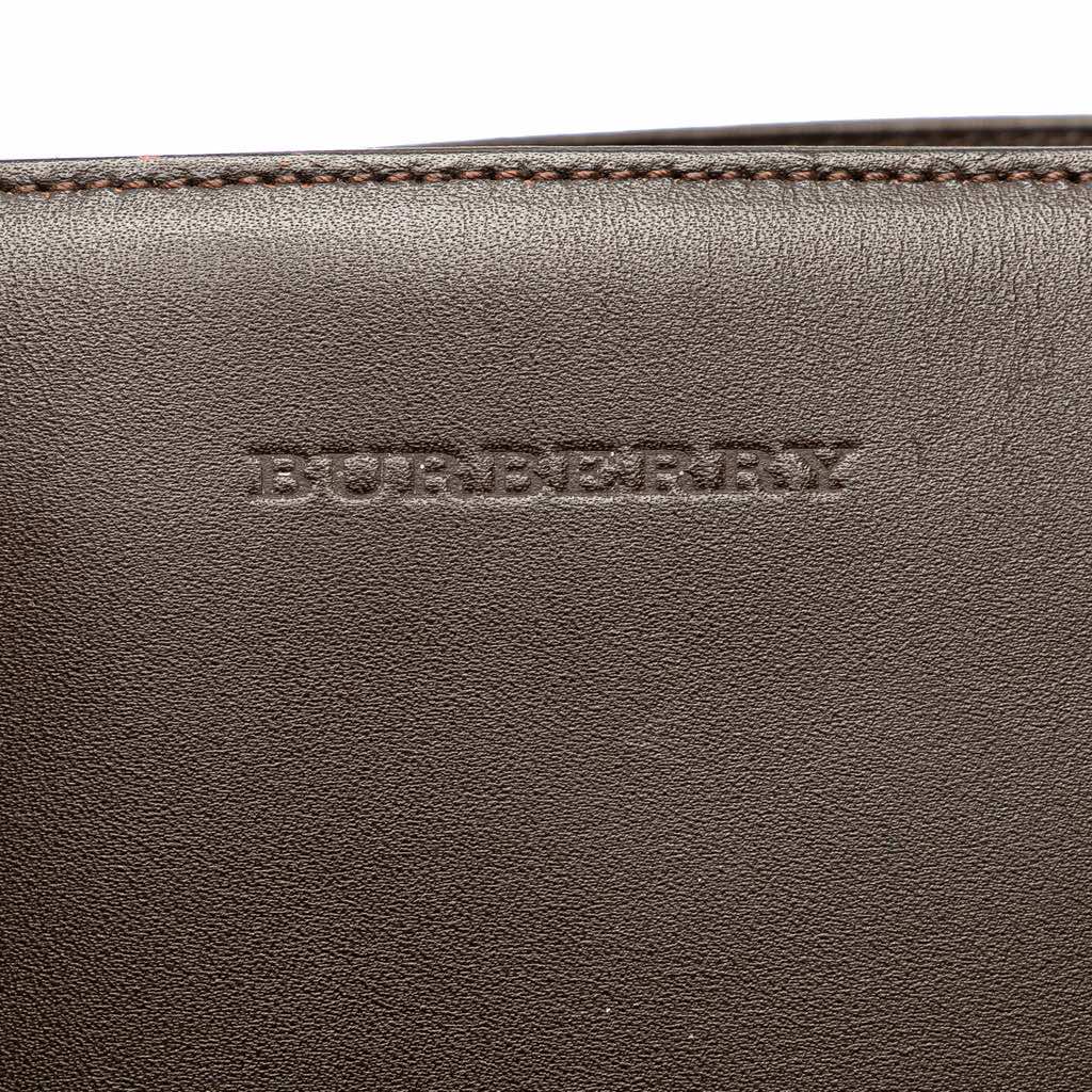 Burberry Suede Leather Shoulder Bag - Detail 2