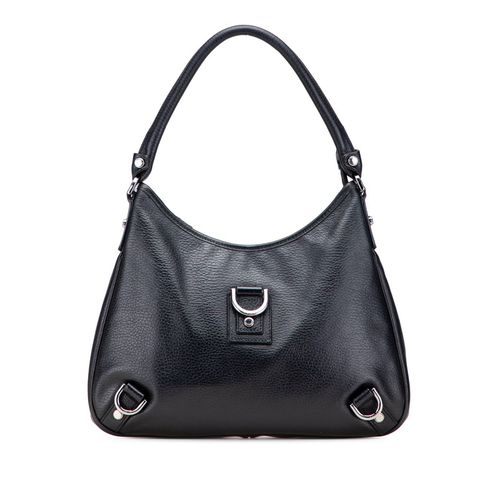 Gucci Pebbled Leather Abbey D Ring Shoulder Bag
