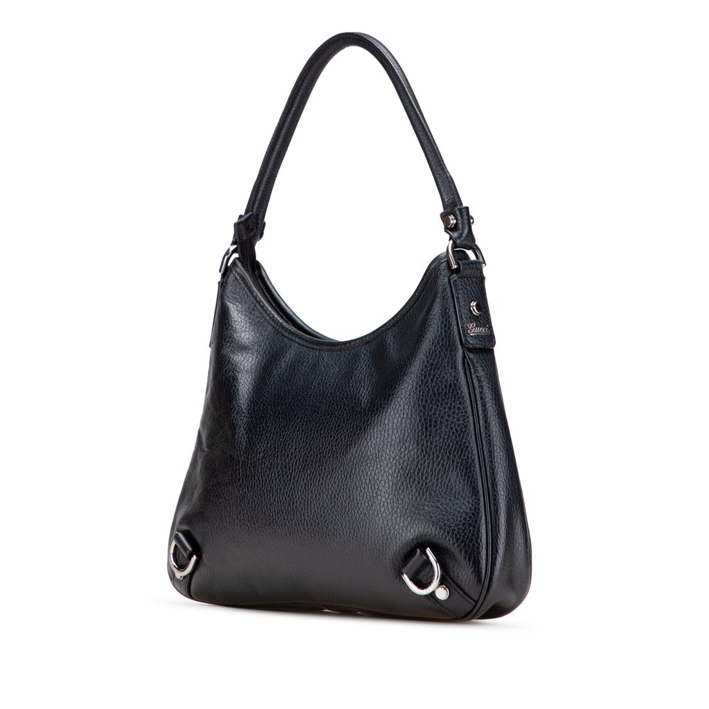 Gucci Pebbled Leather Abbey D Ring Shoulder Bag - 2