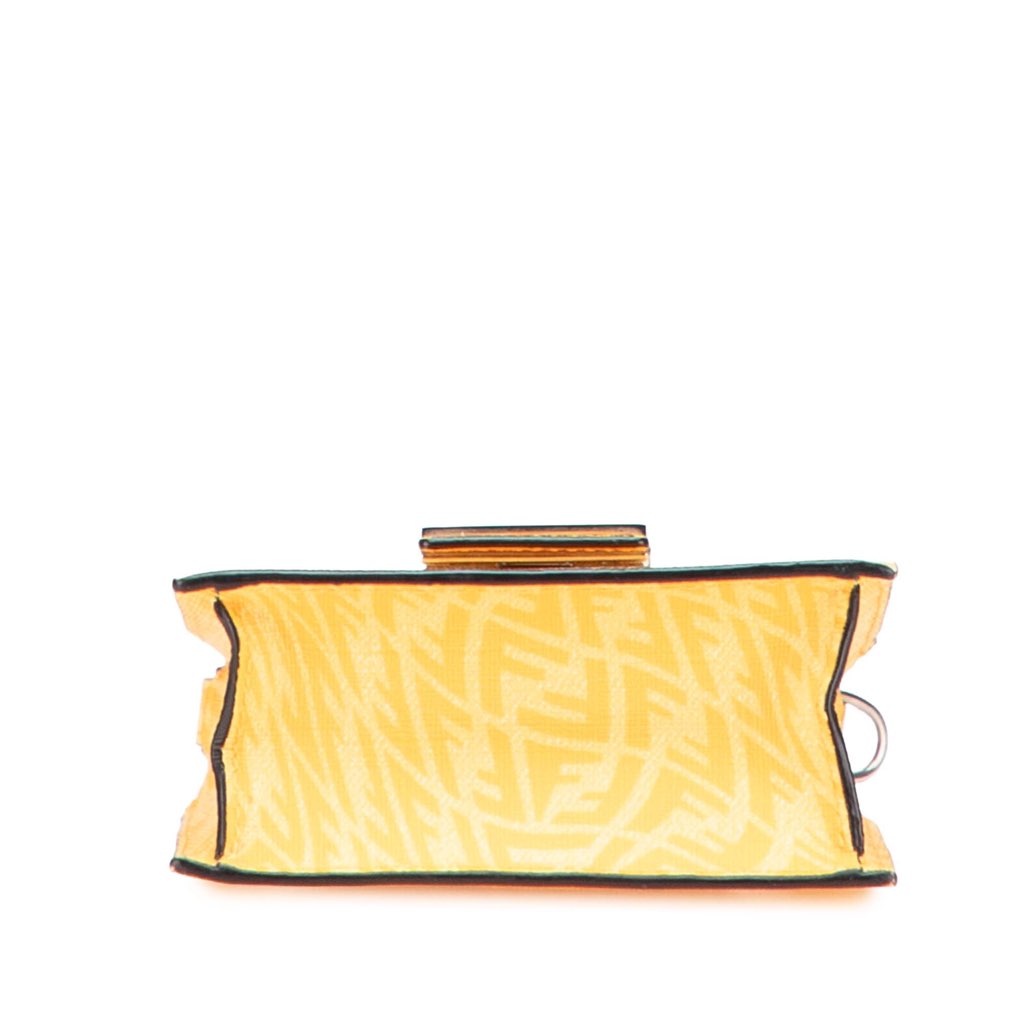 Fendi Sarah Coleman Coated Canvas FF Vertigo Phone Holder Crossbody - Image 6