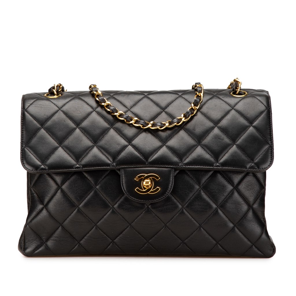 Chanel Jumbo Lambskin Double Sided Flap