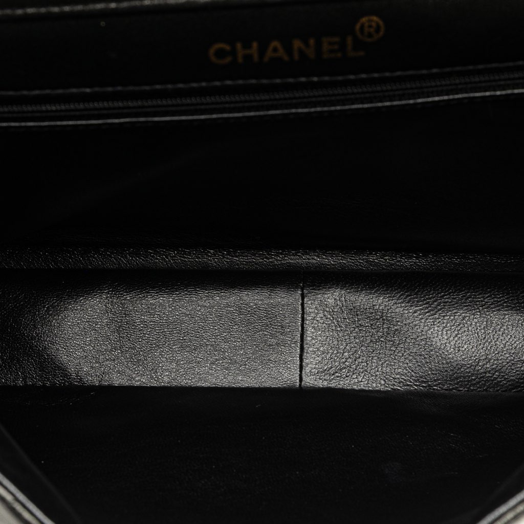 Chanel Jumbo Lambskin Double Sided Flap - Side view