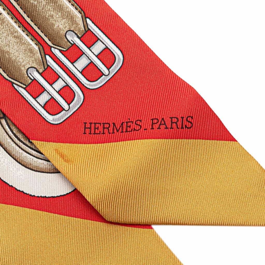 Hermès Jumping Silk Twilly Scarf - Image 6