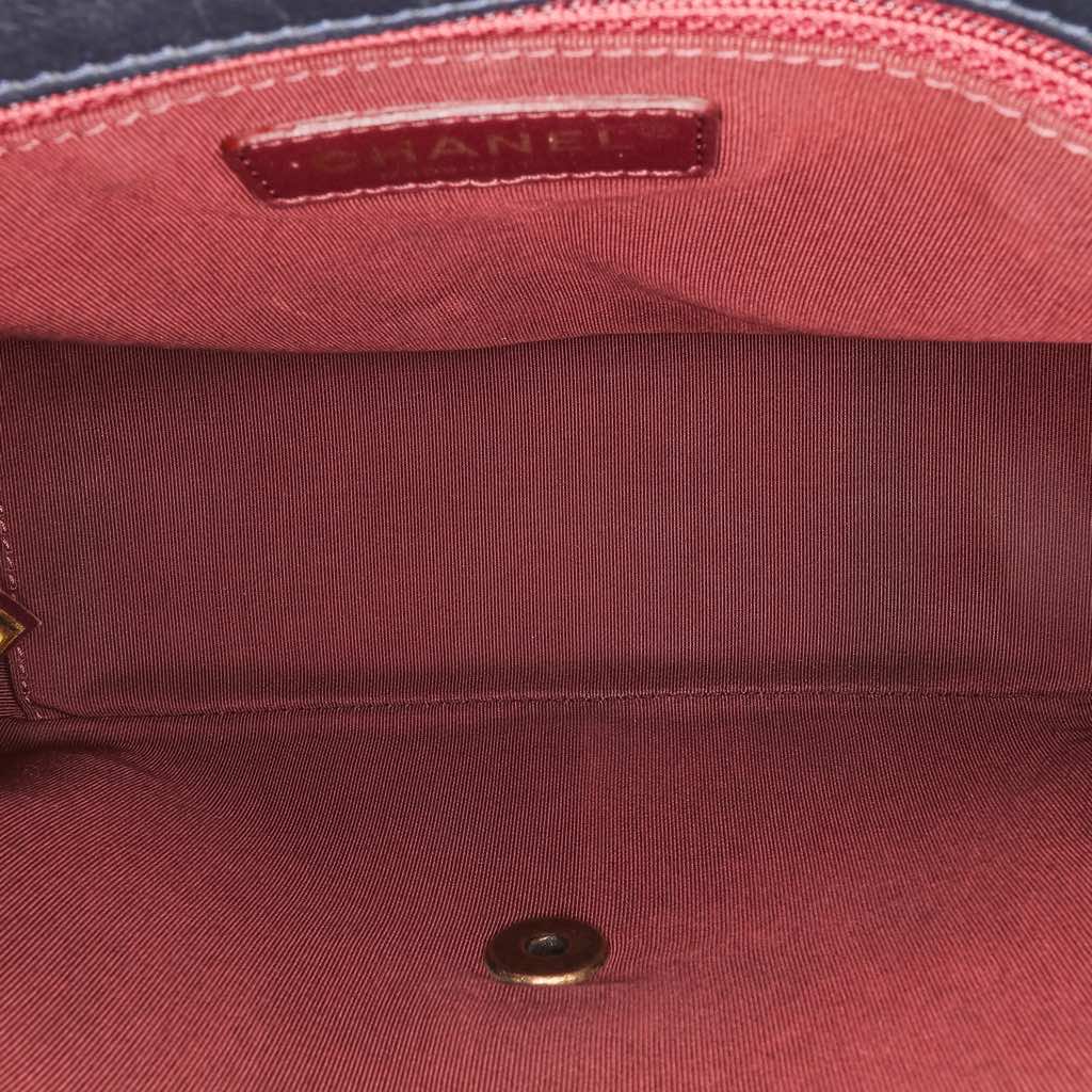 Chanel Medium Quilted Glazed Calfskin Gold Bar Top Handle Flap - 4