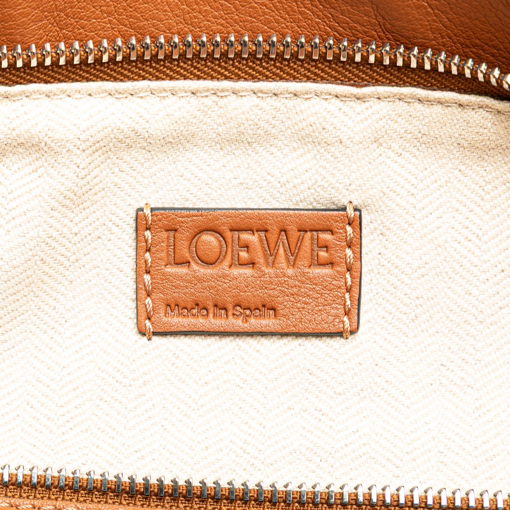 Loewe Medium Calfskin Crochet Trim Puzzle Satchel - 5