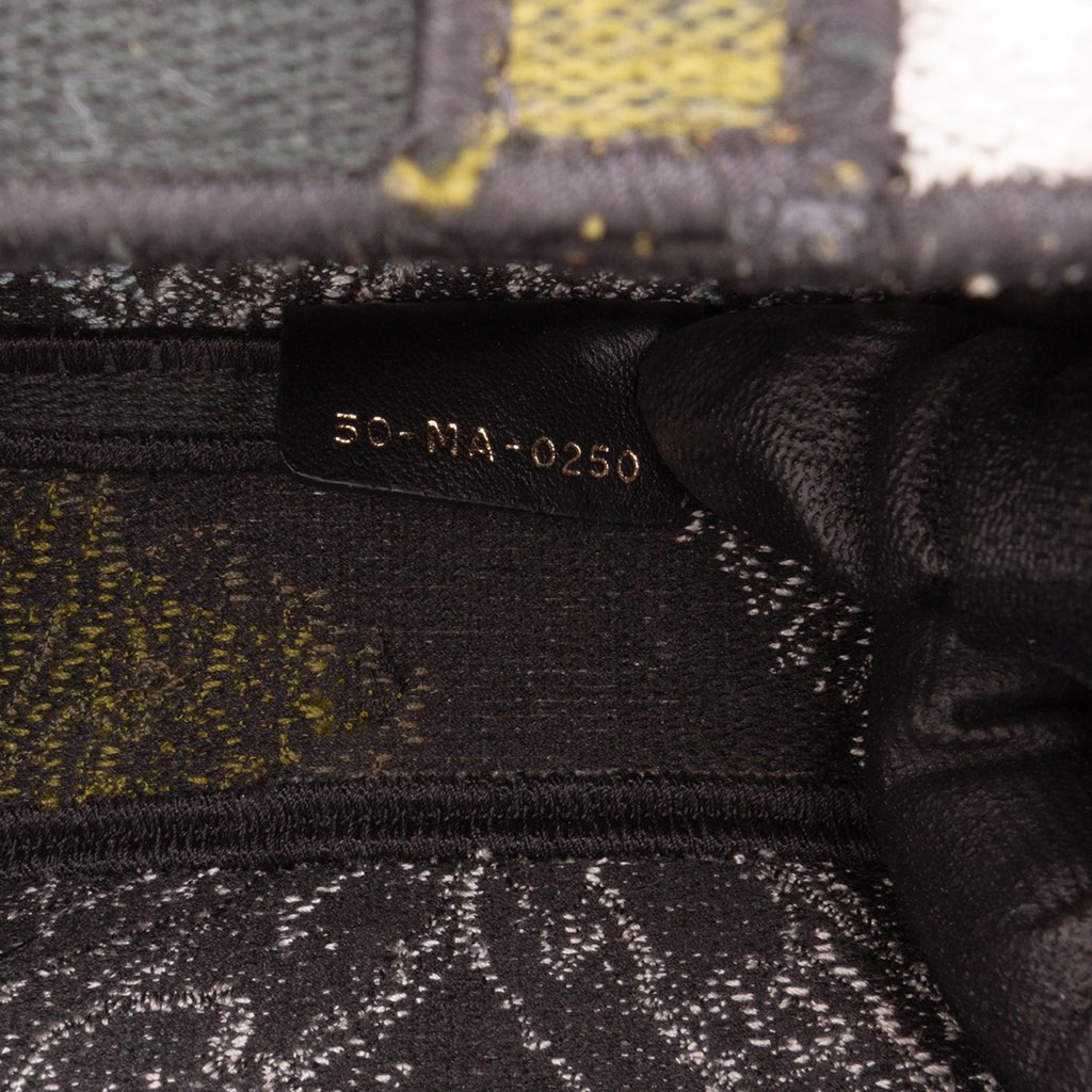 Dior Canvas Embroidered Tie Dye Saddle Bag - Detail 1