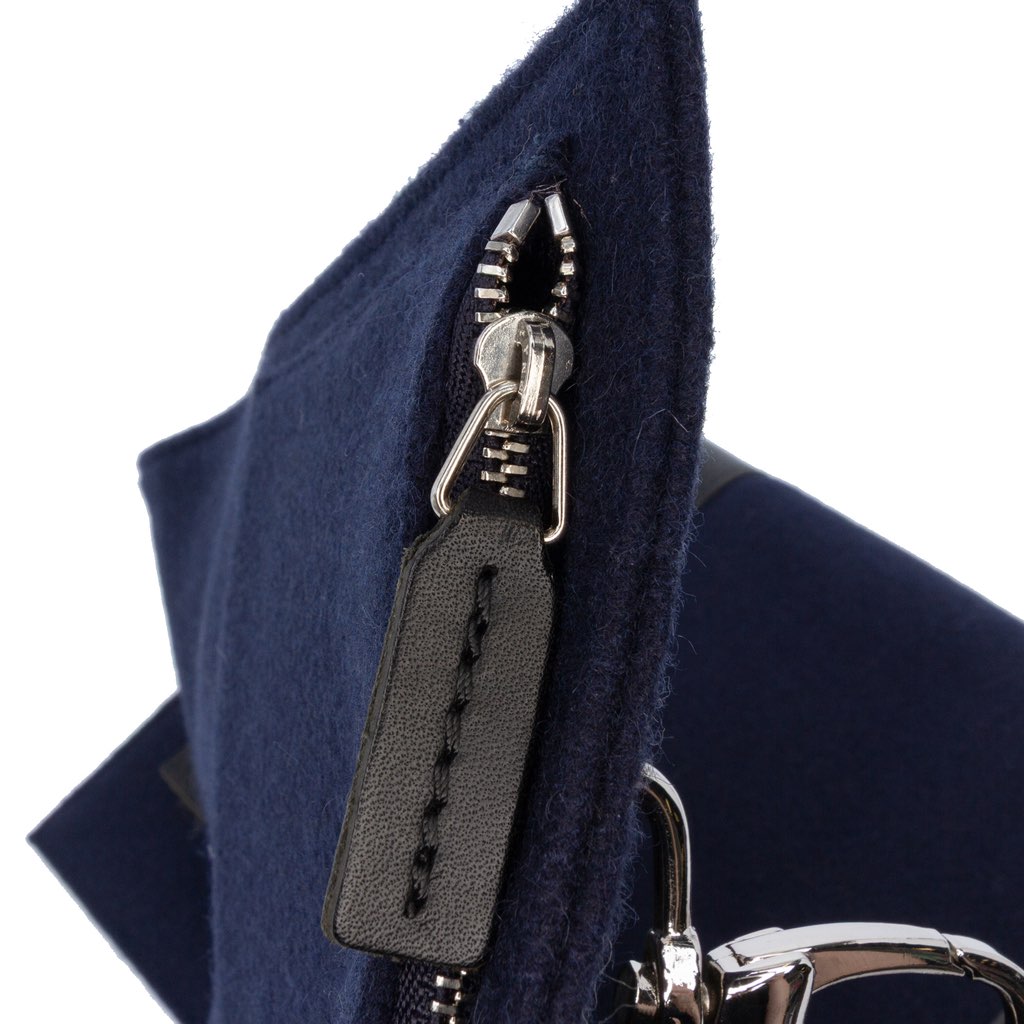 Dior Felt Travel Organizer Clutch - Side view