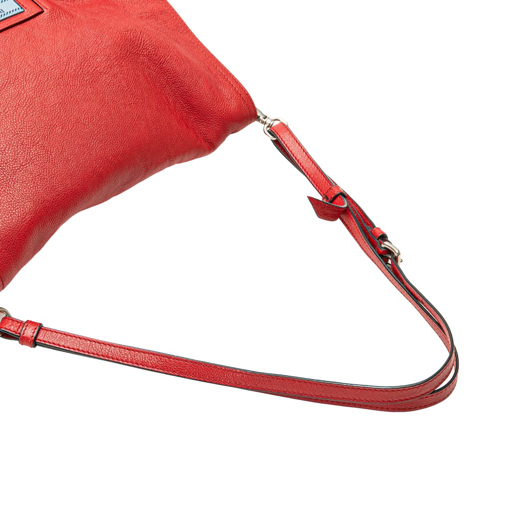 Prada Glace Calf Etiquette Flap Crossbody - Image 12
