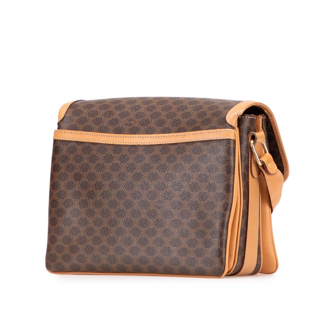 Celine Macadam Coated Canvas Crossbody - 2