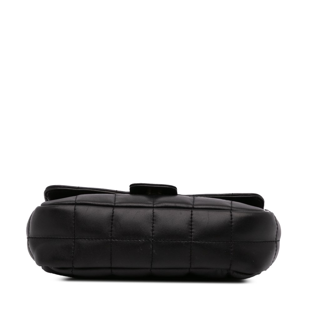 Chanel Extra Mini Camellia Choco Bar Lambskin Flap - 3